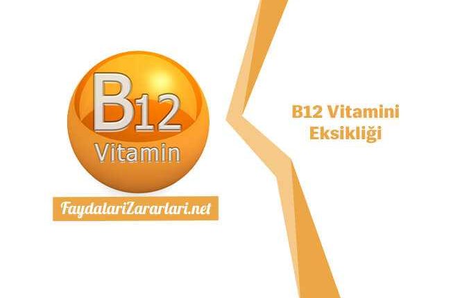 B12 vitamin eksikliği belirtileri